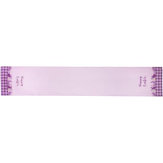 72" Pastel Purple Happy Easter Plaid Table Runner By Northlight | 72" x 12" | Michaels®